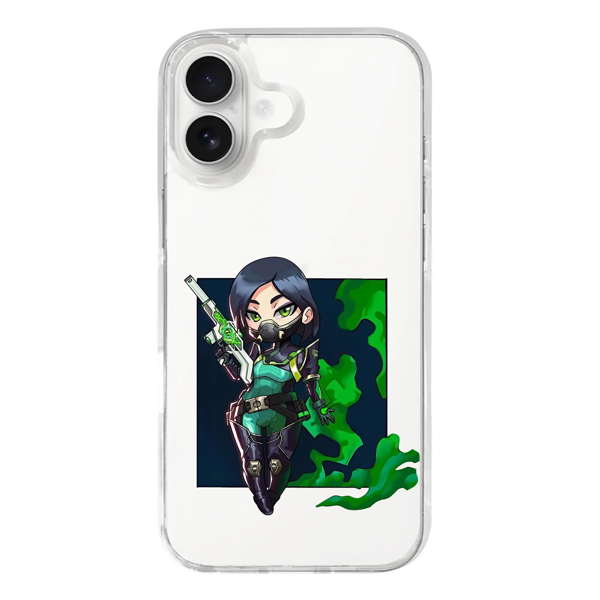 VALORANT グッズ,ヴァイパー - iPhone 17シリーズ 透明スマホケース – 薄型・耐衝撃・精密フィット保護カバー